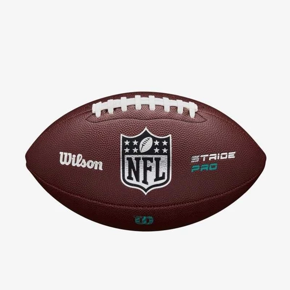 Wilson NFL STRIDE PRO ECO FB Brown OF Amerikan Futbol Topu WF3007101XBOF - 9
