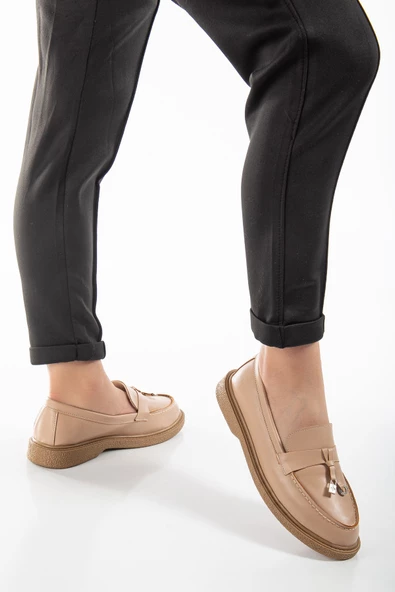 Luigi Nude Cilt Kadın Ortopedik Babet - 4