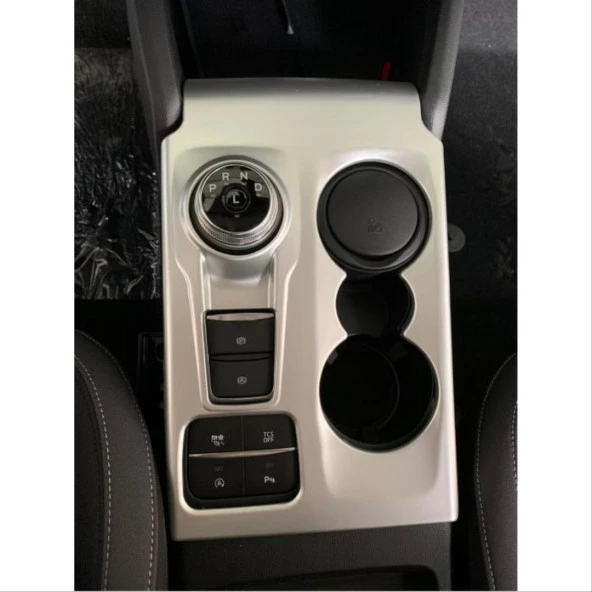 FOCUS IÇIN UYUMLU 2019+ VITES KONSOL KAPLAMA SILVER(ABS) - Resim 2