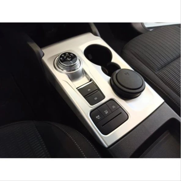 FOCUS IÇIN UYUMLU 2019+ VITES KONSOL KAPLAMA SILVER(ABS) - Resim 3