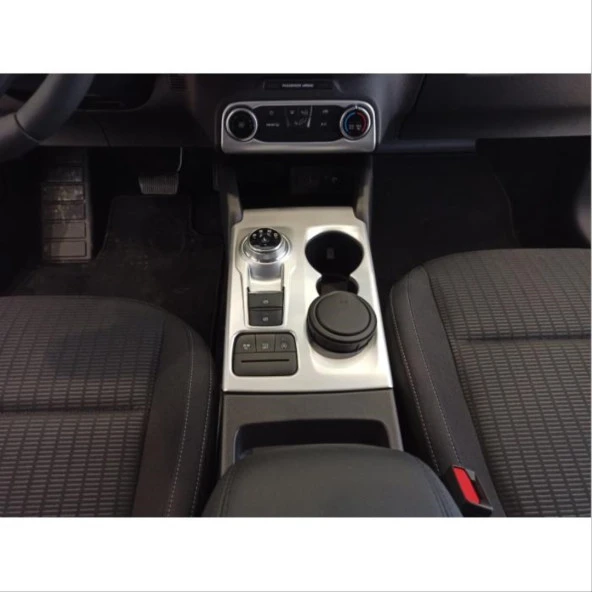 FOCUS IÇIN UYUMLU 2019+ VITES KONSOL KAPLAMA SILVER(ABS) - Resim 4