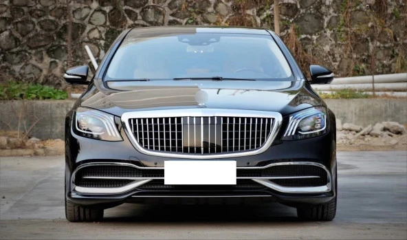 W222 S CLASS IÇIN MAYBACH GÖRÜNÜM PANJUR  KROM -2014+ (Logosuz) - 6
