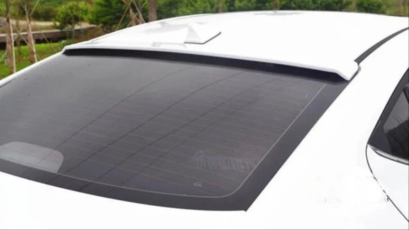 ELANTRA 2016-2019 IÇIN UYUMLU CAM ÜSTÜ SPOILER - PIANO BLACK ürün görseli 1