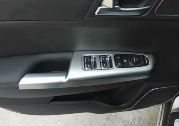 SPORTAGE 2016-2019 IÇIN UYUMLU KAPI KOLÇAK KAPLAMASI SILVER - Resim 2