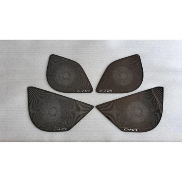 C-HR 2016-2019 IÇIN UYUMLU HOPARLÖR KAPLAMA TITANYUM SIYAH - Resim 3