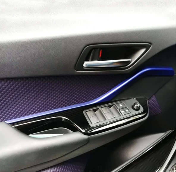 C-HR 2016-2019 IÇIN UYUMLU KAPI ÇITASI - MAVI - Resim 2