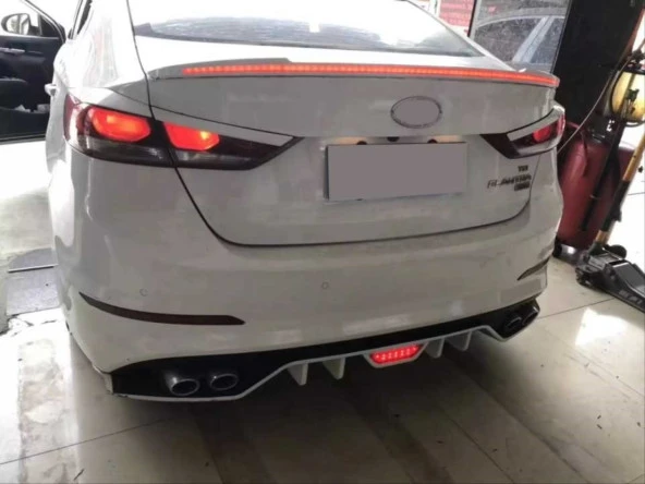 ELANTRA 2014-2018 LED SPOILER (BOYASIZ) - Resim 4