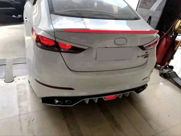 ELANTRA 2014-2018 LED SPOILER (BOYASIZ) - Resim 5