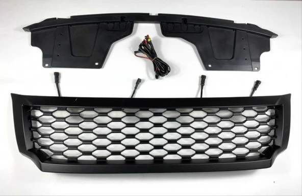 NAVARA NP300 (2015-2020) IÇIN UYUMLU LEDLI PETEK PANJUR- SIYAH ürün görseli 1