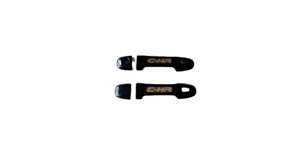 C-HR 2016-2019 IÇIN UYUMLU YAZILI DIS KAPI KOLU KAPLAMA SMART KEY KARBON ürün görseli 1