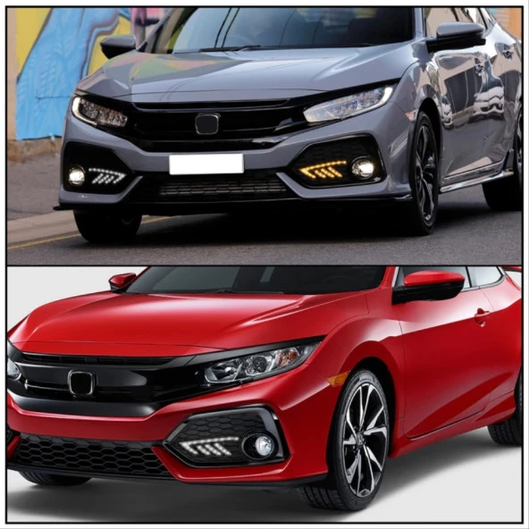 CIVIC FC5 2016-2021 IÇIN UYUMLU TYPER ÖN SIS LEDI - Resim 5