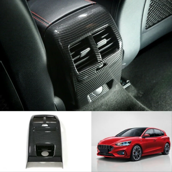 FOCUS IÇIN UYUMLU 2019+ ARKA MENFEZ KAPLAMA - KARBON(ABS) - 6