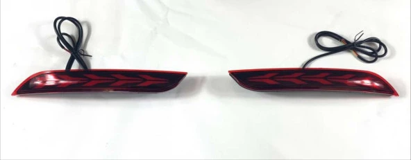 POLO 2014-2018 IÇIN UYUMLU AGAÇ DIZAYN ARKA SIS LEDI - Resim 2