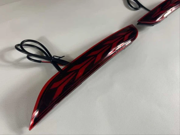 POLO 2014-2018 IÇIN UYUMLU AGAÇ DIZAYN ARKA SIS LEDI - Resim 6