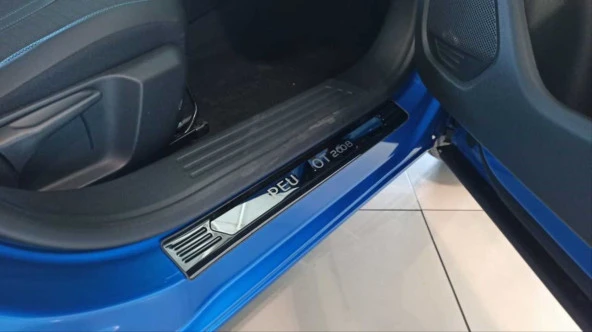 2008 IÇIN UYUMLU KAPI ESIK NIKELAJI - TITANYUM SIYAH - Resim 3