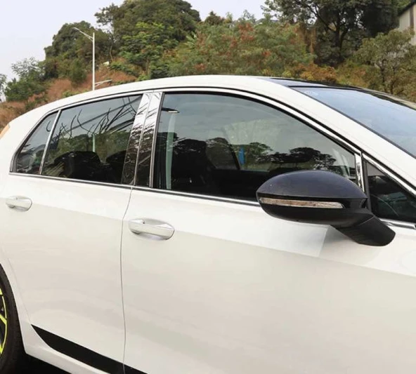 GOLF 8 IÇIN UYUMLU CAM NIKELAJI UST (6 PARÇA) - Resim 2