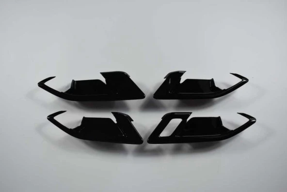 GOLF 8 IÇIN UYUMLU IC KAPI ACMA KOLU KAPLAMA - PIANO BLACK ürün görseli 1