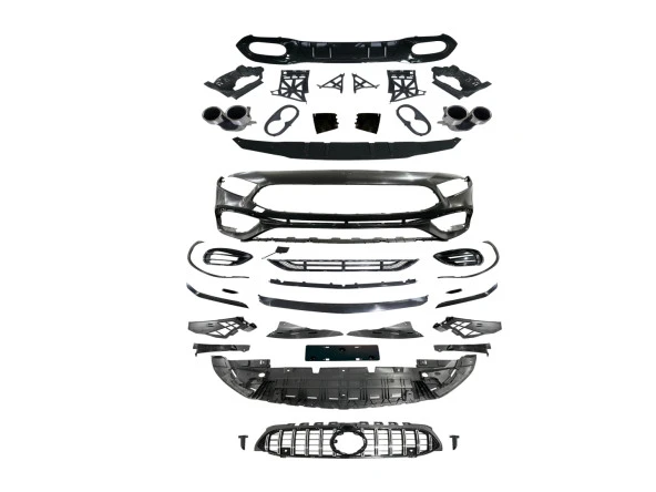 W177 SEDAN IÇIN UYUMLU A45 BODY KIT (Amg Tampon için) - 5