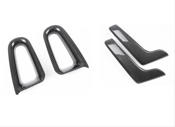 W177 A SERISI 2019+ IÇIN UYUMLU KAPI KOLCAK KAPLAMA - KARBON ürün görseli 1