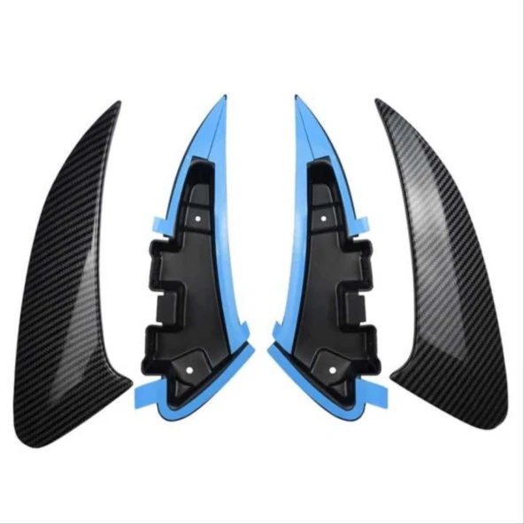W177 A SERISI 2019+ IÇIN ÖN TAMPON YAN BIÇAKLARI - 2 PARÇA - KARBON