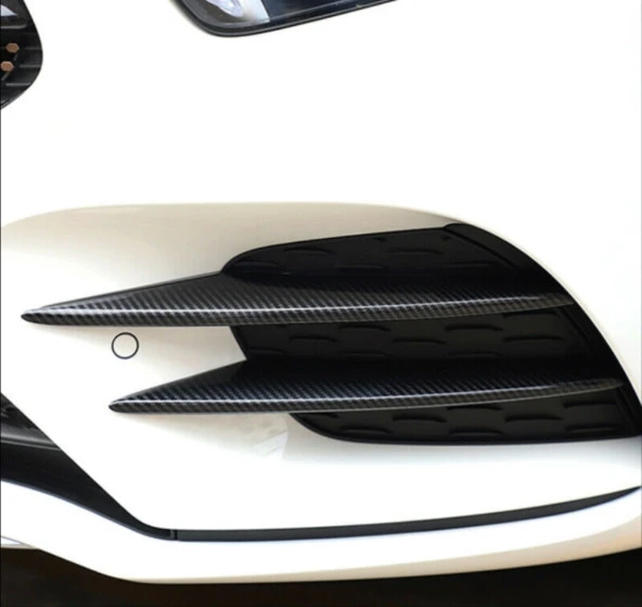 W177 A SERISI 2019+ IÇIN ÖN TAMPON BIÇAKLARI - 4 PARÇA - KARBON - Resim 2