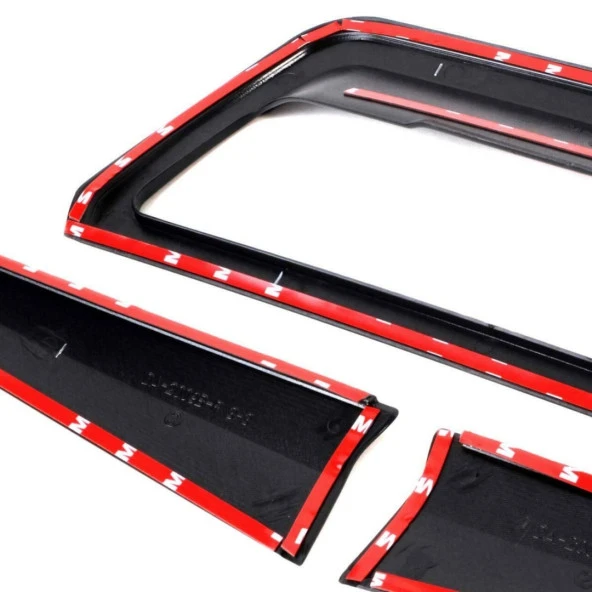 D-MAX IÇIN UYUMLU 2020+ BAGAJ KAPAGI KAPLAMA SİYAH RENK - Resim 5