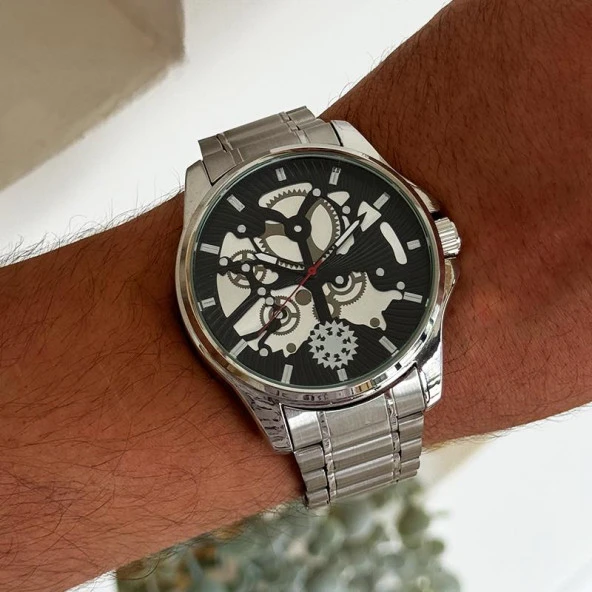 GreatMark Metal Kasa Metal Kordon Erkek Kol Saati SP121
