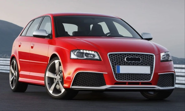 A3 2009-2012 HATCHBACK IÇIN UYUMLU RS3 ÖN TAMPON PANJUR SETI -8P MAKYAJLI KASA - Resim 2