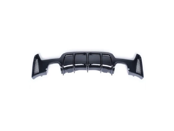 4 SERISI F32 - F36 UYUMLU 2014-2019 M DIFUZOR CIFT CIKIS KALIN PIANO BLACK - 1