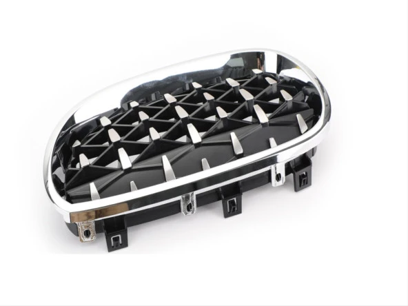 5 SERISI E60 2004-2009 IÇIN UYUMLU DIAMOND PANJUR (BÖBREK) KROM ÇERÇEVE - Resim 2