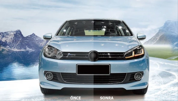 GOLF 6 İÇİN  UYUMLU  J LED FAR ürün görseli 1