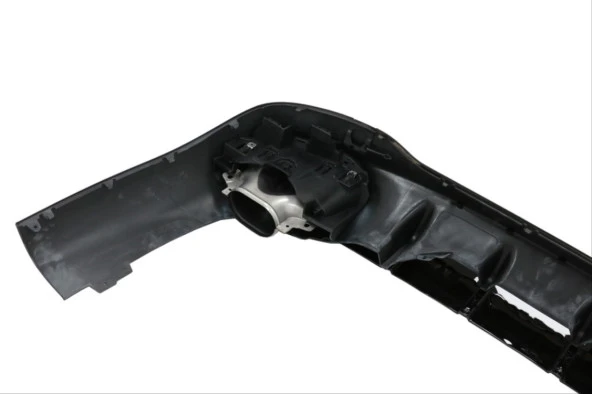 W118 CLA 2019-2022 IÇIN UYUMLU  CLA45 DIFÜZÖR & EGZOZ SETI (SIYAH EGZOZ ILE) - Resim 4