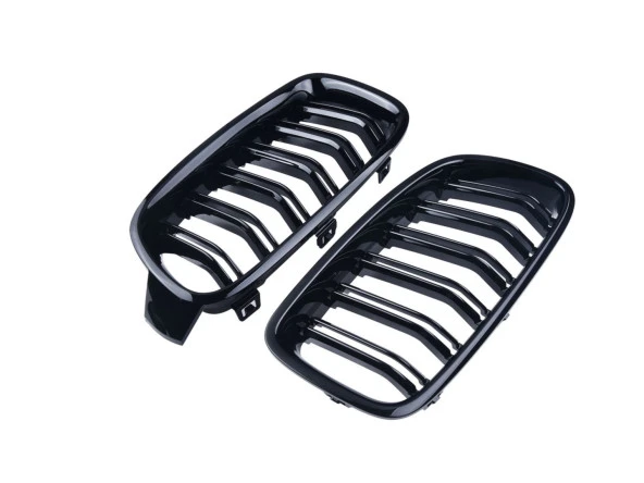 3 SERISI F30 2012-2018 IÇIN UYUMLU M3 GÖRÜNÜM PANJUR (BÖBREK) PIANO BLACK - Resim 5