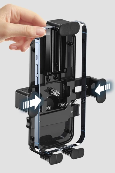 Torima Siyah JX-041 Car Holder Araç Içi ve Bisiklet Telefon Tutucu - 3