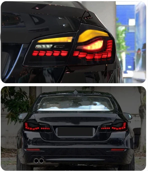 5 SERISI F10 DRAGON IÇIN UYUMLU  LED STOP - SMOKE - 2