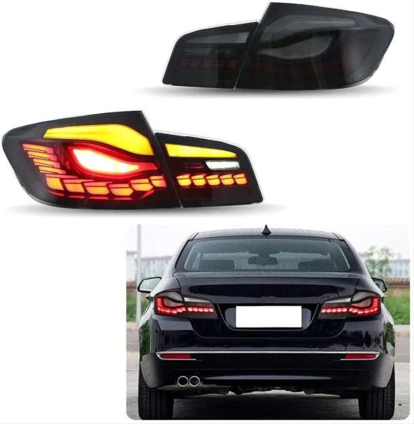 5 SERISI F10 DRAGON IÇIN UYUMLU  LED STOP - SMOKE - 3