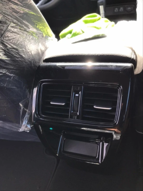 CIVIC FE1 2022 IÇIN UYUMLU  ARKA KLIMA PANEL KAPLAMA - PIANO BLACK - Resim 6