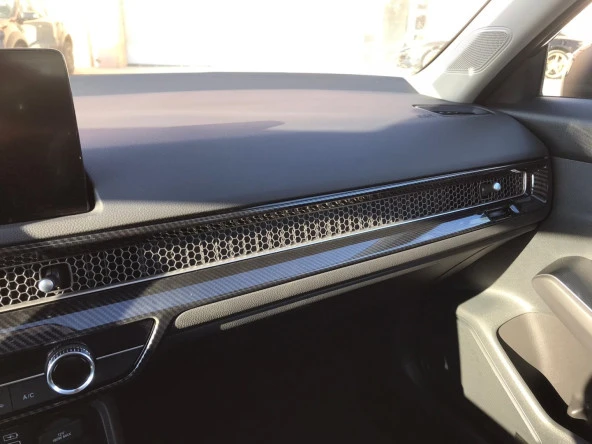 CIVIC FE1 2022 IÇIN UYUMLU  GOGUSLUK KAPLAMA 2 PARÇA - KARBON - Resim 3