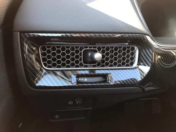 CIVIC FE1 2022 IÇIN UYUMLU  GOGUSLUK KAPLAMA 2 PARÇA - KARBON - Resim 4