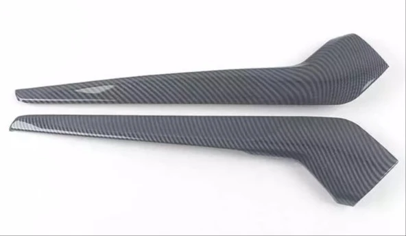 CIVIC FE1 2022 IÇIN UYUMLU  VITES KENAR KAPLAMA 2 PARÇA - KARBON - Resim 3