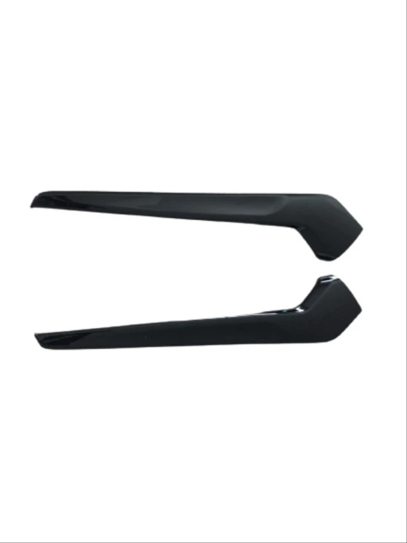 CIVIC FE1 2022 IÇIN UYUMLU  VITES KENAR KAPLAMA 2 PARÇA - PIANO BLACK - Resim 4