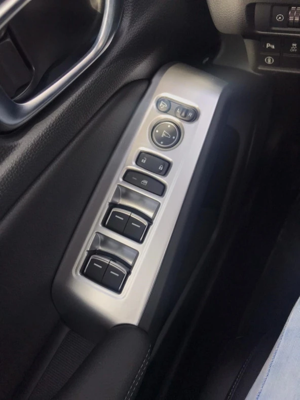 CIVIC FE1 2022 IÇIN UYUMLU  CAM DUGME KAPLAMA - SILVER - Resim 4