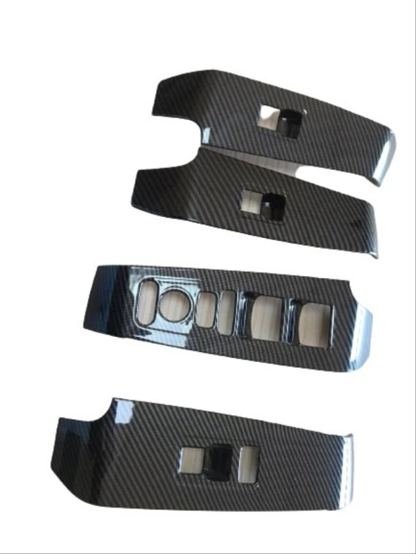 CIVIC FE1 2022 IÇIN UYUMLU  CAM DUGME KAPLAMA - KARBON - Resim 6