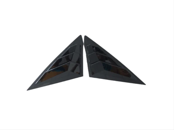 CIVIC FE1 2022 IÇIN UYUMLU  KELEBEK CAM KAPLAMA - PIANO BLACK ürün görseli 1