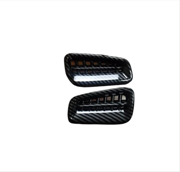 CIVIC FE1 2022 IÇIN UYUMLU  UST MENFEZ KAPLAMA - KARBON - Resim 2