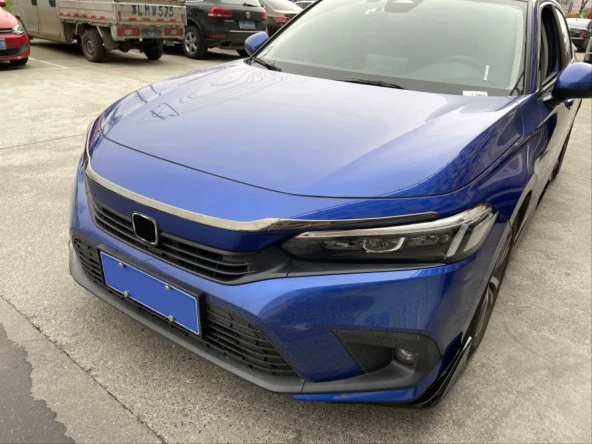 CIVIC FE1 2022 IÇIN UYUMLU  PANJUR ÜST TRIM - TITANYUM SİYAH - Resim 2