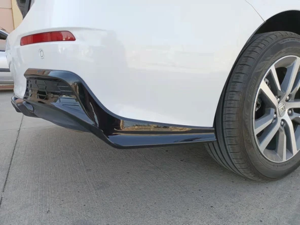 CİVİC FE1 2022 IÇIN UYUMLU  ARKA FLAP TAKIMI - PIANO BLACK - 6