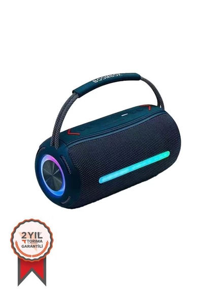 Torima Booms Box 360 Taşınabilir Rgb Ledli Bluetooth Hoparlör Usb-Tf Mavi