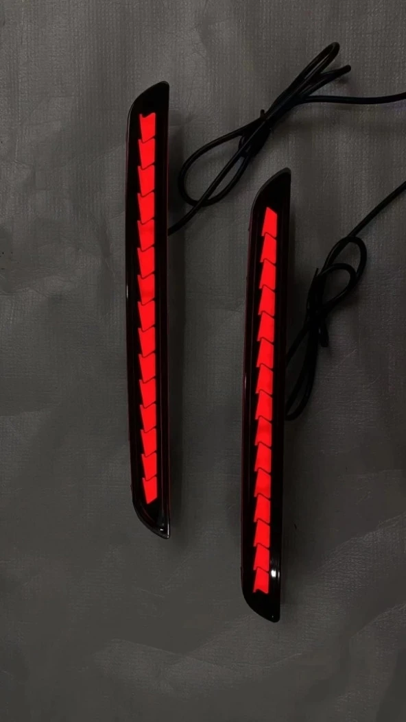 2022 CIVIC FE1 İÇIN UYUMLU ARKA TAMPON SIS LEDI - SMOKE ürün görseli 1