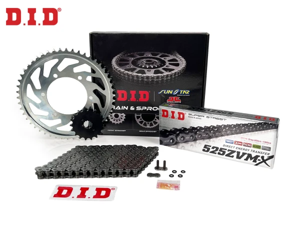 ZİNCİR DİŞLİ SETİ HONDA CBR F SPORT (600 cc)  (2001-2002) / HONDA / CBR F SPORT / 600cc / ZİNCİR: DID-525ZVM-X (Çelik)-112 / ÖN DİŞLİ: JT (16T)  / ARKA DİŞLİ: SUNSTAR (46T) / 2001-2002 - Resim 2